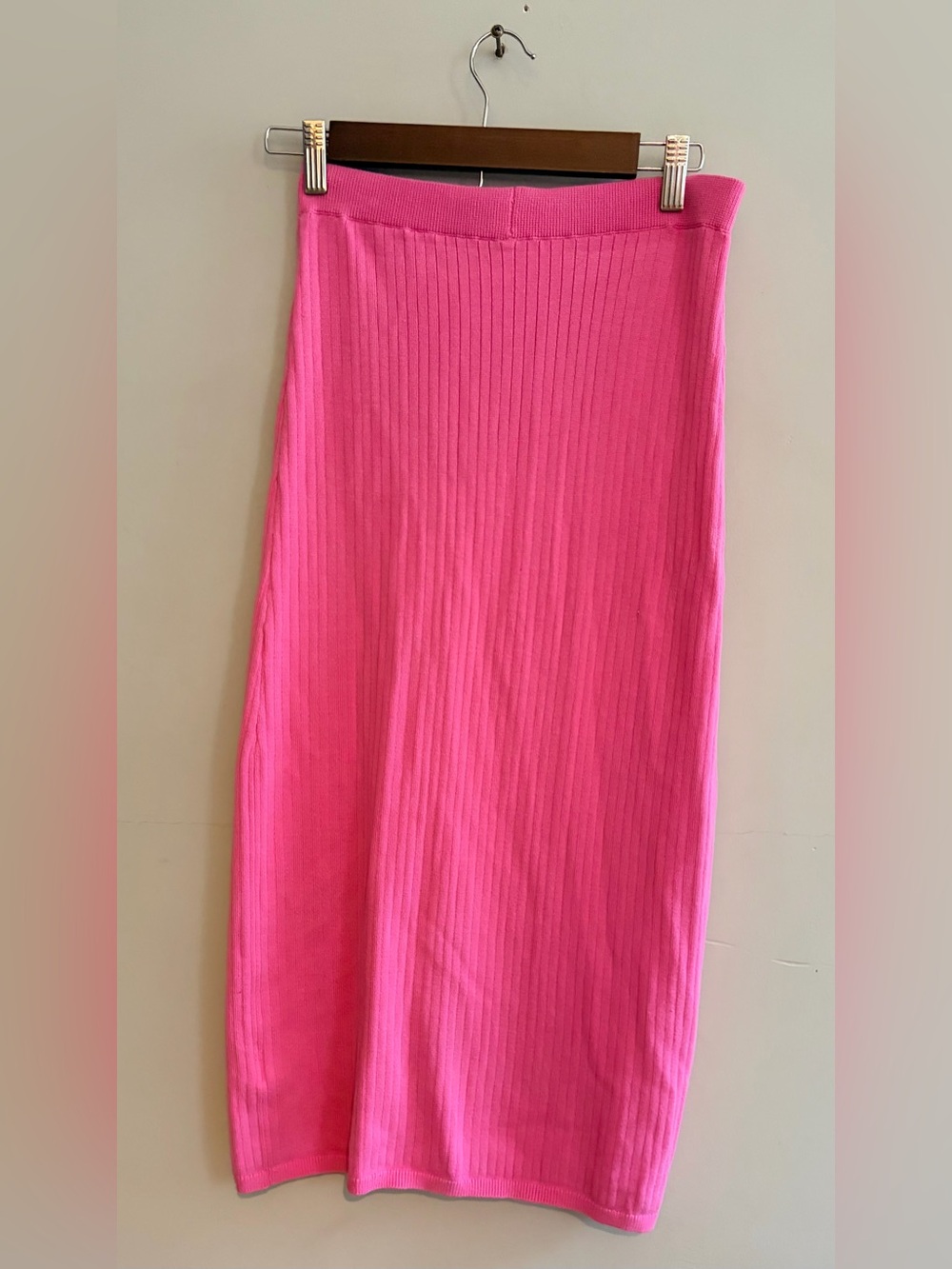 Free People Skyline Ribbed MIDI Skirt sz M - Picture 3 of 8